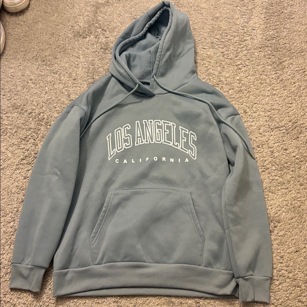 Gray/Green Los Angeles Hoodie